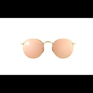 Ray Ban RB3447 122/z2 Round Flash Sunglasses